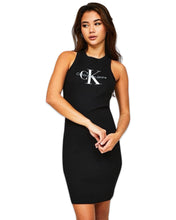 將圖片載入圖庫檢視器 Calvin Klein Slim Ribbed Monogram Tank Dress ⏐ Multiple Sizes