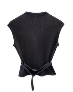 Maison Ullens Designer Sleeveless Button Vest  ⏐ Size S