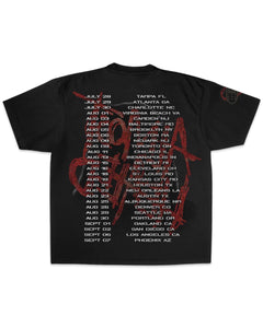 Lil Durk Healing Tour Short Sleeve T-Shirt in Black ⏐ Size XL