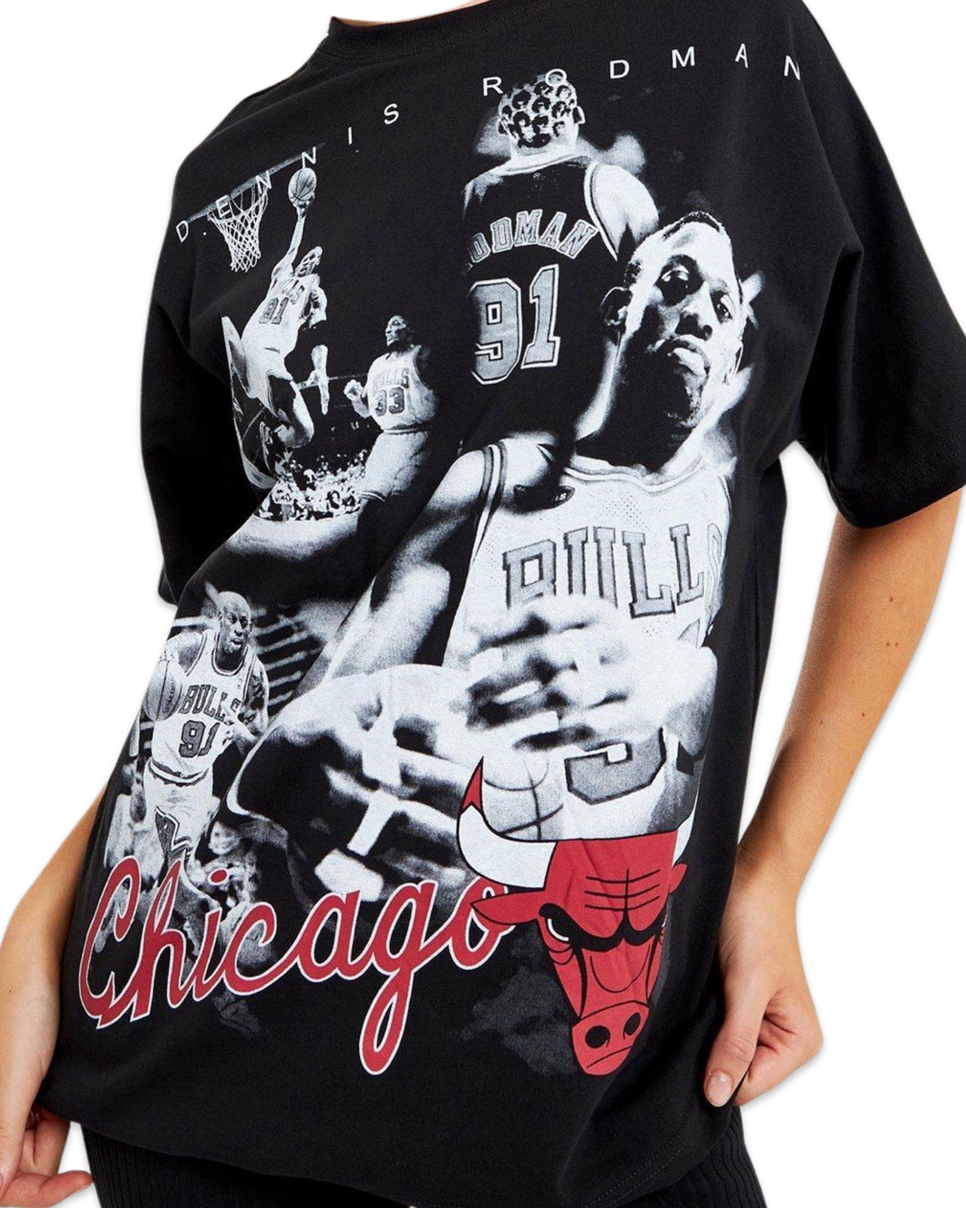 Mitchell & Ness Chicago Bulls Dennis Rodman Short Sleeve T-Shirt ⏐ Size M