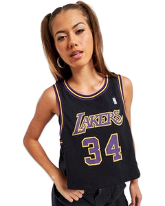 Mitchell & Ness Los Angeles Lakers Shaq O'Neal #34 Crop Jersey ⏐ Multiple Sizes