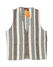 Load image into Gallery viewer, Ethics Vintage Patterned Linen Vest ⏐ Size M