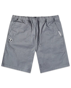 AAPE By *A Bathing Ape® Embroidered Badge Shorts Grey ⏐ Multiple Sizes