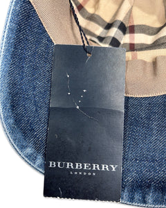 Burberry Vintage Acklam Cap in Denim Blue
