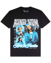 Load image into Gallery viewer, King Von Rest in Paradise Short Sleeve T-Shirt in Black ⏐ Multiple Sizes