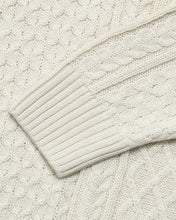 Load image into Gallery viewer, Nike Life Cable Knit Turtleneck Jumper in Light Bone