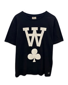 Wood Wood AA SS14 Short Sleeve T-Shirt Black ⏐ Size XL
