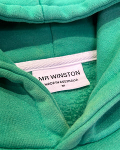 Mr Winston Puff Hood Jumper in Irish Green ⏐ Size M