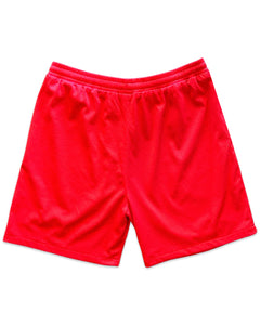 Cash Only Mesh Basketball Shorts in Red
