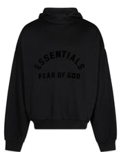Load image into Gallery viewer, Essentials Fear of God Hoodie in Jet Black SS23