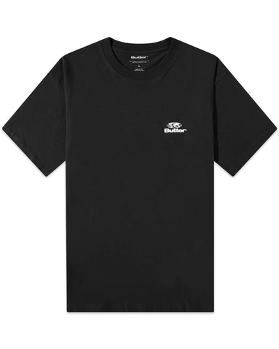 Butter Goods Organic Short Sleeve T-Shirt in Black ⏐ Size S