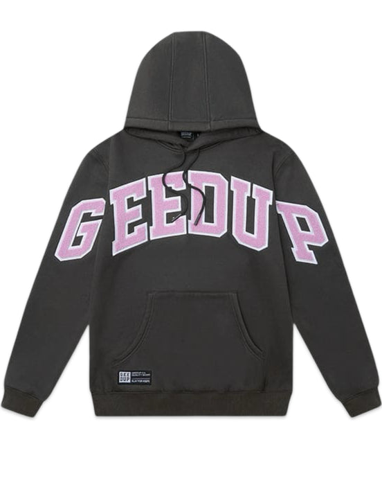 Geedup Team Logo Hoodie Charcoal/Dusty Pink Autumn Del.1/24