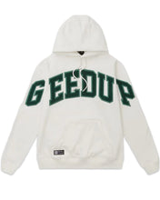將圖片載入圖庫檢視器 Geedup Team Logo Hoodie White/Green
