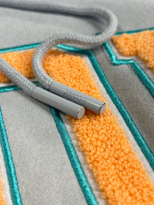 Geedup Team Logo Hoodie in Dolphin Blue and Orange (2022)