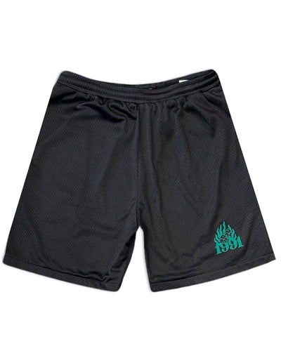 Cash Only x 1991  Mesh Basketball Shorts in Black