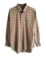Load image into Gallery viewer, Ralph Lauren ⏐ Vintage ‘Classic Fit’ Long Sleeve Shirt in Green Multi&lt;br /&gt;Size L