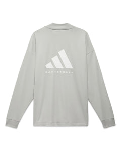 Adidas Basketball Long Sleeve Oversized T-Shirt Back Logo  ⏐ Fits XL/2XL