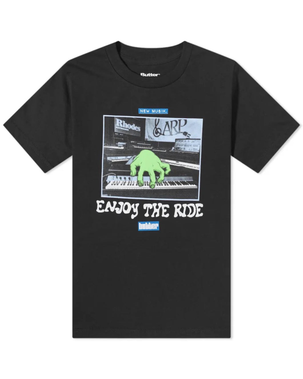 Butter Goods Enjoy The Ride T-Shirt in Black ⏐ Size S