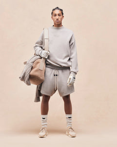 Essentials Fear of God Sweat Shorts in Core Heather