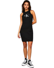 將圖片載入圖庫檢視器 Calvin Klein Slim Ribbed Monogram Tank Dress ⏐ Multiple Sizes