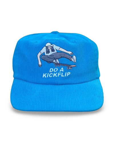 Do a Kickflip Corduroy Snapback Hat ⏐ One Size