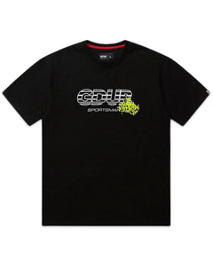 Geedup PFK Play for Keeps Sportsman Short Sleeve T-Shirt Black/Hyper Yellow