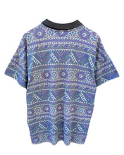 將圖片載入圖庫檢視器 Bodega Bayt Vintage 90s Aztec Print Polo Shirt ⏐ Size XL