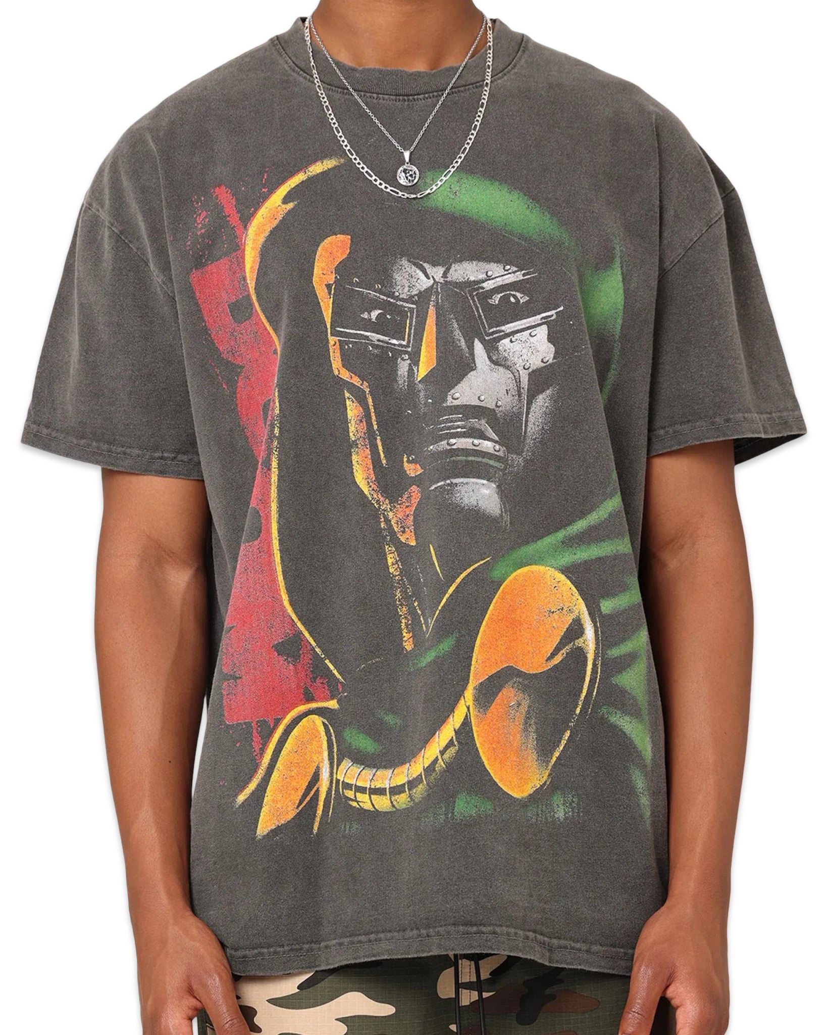 Goat Crew X Marvel Doctor Doom Heavyweight Vintage Wash T-Shirt – Bisy ...