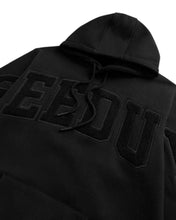 將圖片載入圖庫檢視器 Geedup Team Logo Hoody in Black (Blackout)
