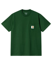 Load image into Gallery viewer, Carhartt WIP x Awake NY Pocket Short Sleeve T-Shirt in Green ⏐ Multiple Sizes