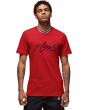 Load image into Gallery viewer, Jordan Essentials Flight Graffiti Short Sleeve T-Shirt in Red ⏐ Size L