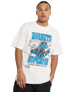 Mitchell & Ness Charlotte Hornets Superfan Short Sleeve T-Shirt ⏐ Multiple Sizes