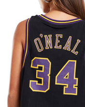 將圖片載入圖庫檢視器 Mitchell &amp; Ness Los Angeles Lakers Shaq O&#39;Neal #34 Crop Jersey ⏐ Multiple Sizes