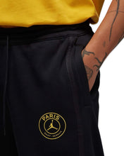 將圖片載入圖庫檢視器 Jordan PSG Paris Saint Germain Fleece Track Pants in Black