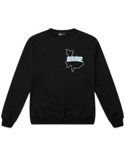 Load image into Gallery viewer, Geedup Proud To Be A Problem Crewneck Black/Light Blue Del.04/24