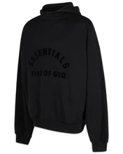 Load image into Gallery viewer, Essentials Fear of God Hoodie in Jet Black SS23