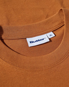 Butter Goods Scribble Short Sleeve T-Shirt in Oak Brown ⏐ Size S