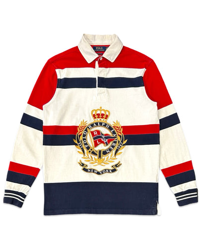 Polo Ralph Lauren Newport Large Crest Rugby Shirt ⏐ Size XS