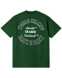 Carhartt WIP x Awake NY Pocket Short Sleeve T-Shirt in Green ⏐ Multiple Sizes
