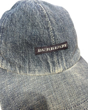 Load image into Gallery viewer, Burberry Vintage Acklam Cap in Denim Blue