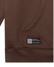 Load image into Gallery viewer, Geedup Team Logo Hoodie in Brown and Light Grey