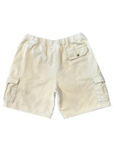 Load image into Gallery viewer, Butter Goods Corduroy Cargo Pocket Shorts in Beige ⏐ Size S