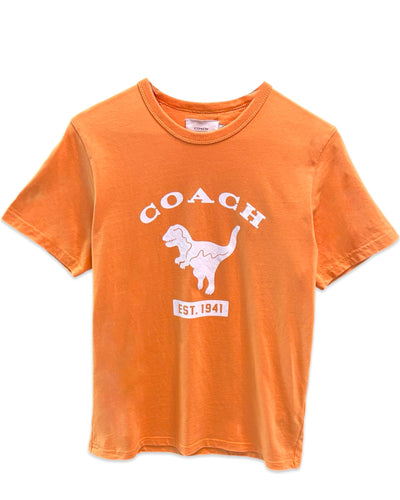 Coach NY Rexy School T-Shirt in Organic Cotton