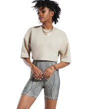 Load image into Gallery viewer, Reebok x Cardi B Crop T-Sweatshirt Modern Beige ⏐ Multiple Sizes