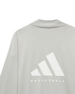 Adidas Basketball Long Sleeve Oversized T-Shirt Back Logo