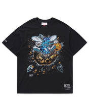Load image into Gallery viewer, Mitchell &amp; Ness Charlotte Hornets About to Explode Short Sleeve T-Shirt