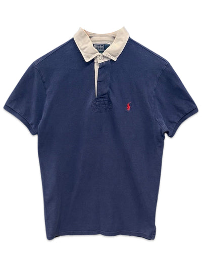 Polo Ralph Lauren Short Sleeve Rugby Polo Shirt in Navy ⏐Size M