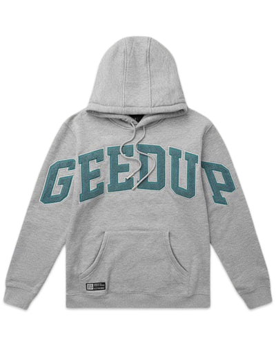 Geedup Team Logo Hoody Grey/Aqua Green Winter Del.2/22