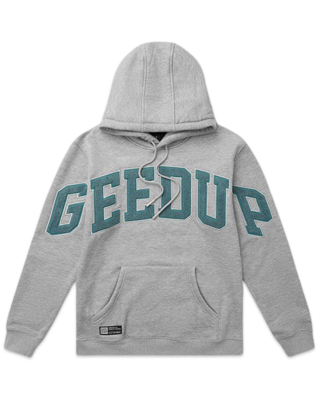 Geedup Team Logo Hoody Grey/Aqua Green Winter Del.2/22