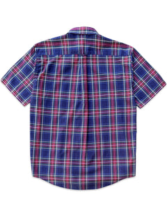 Nautica Vintage Plaid Short Sleeve Button Shirt  ⏐ Fits L